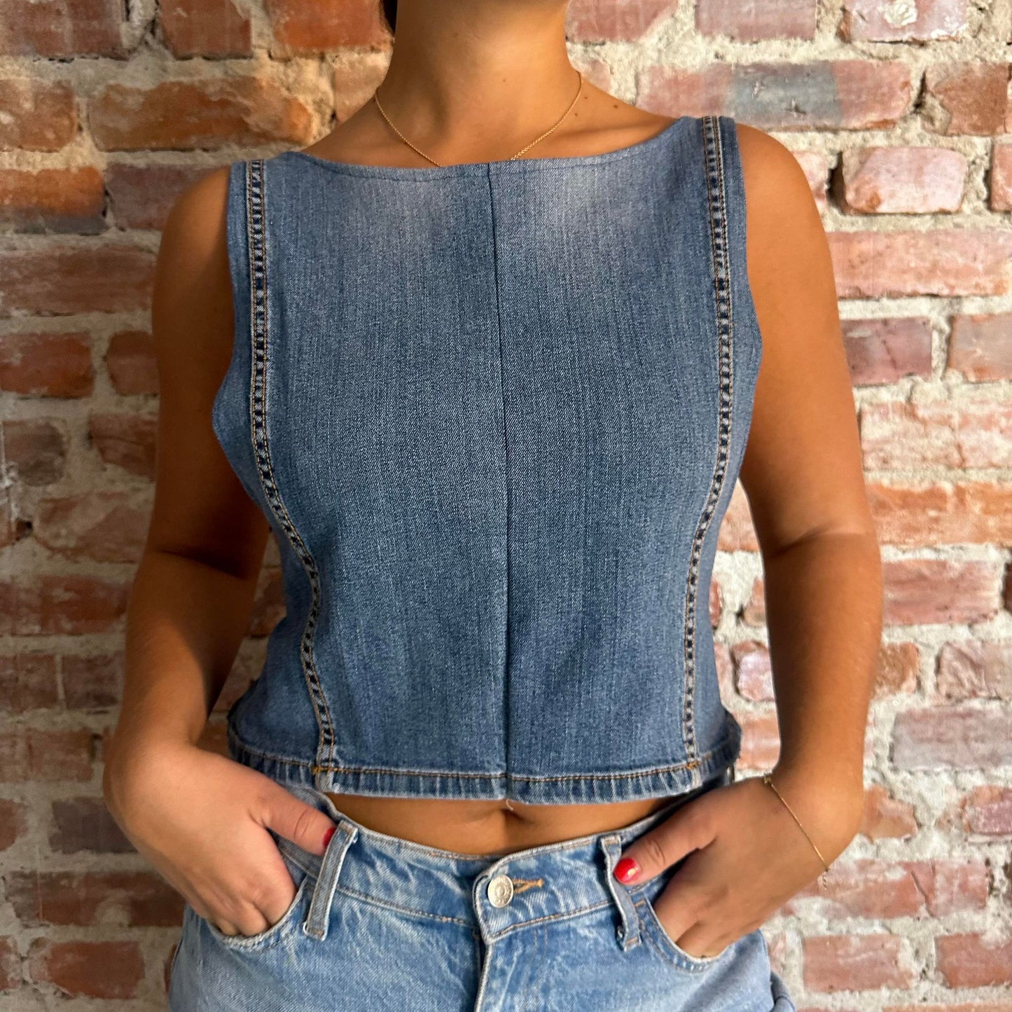 Denim Top