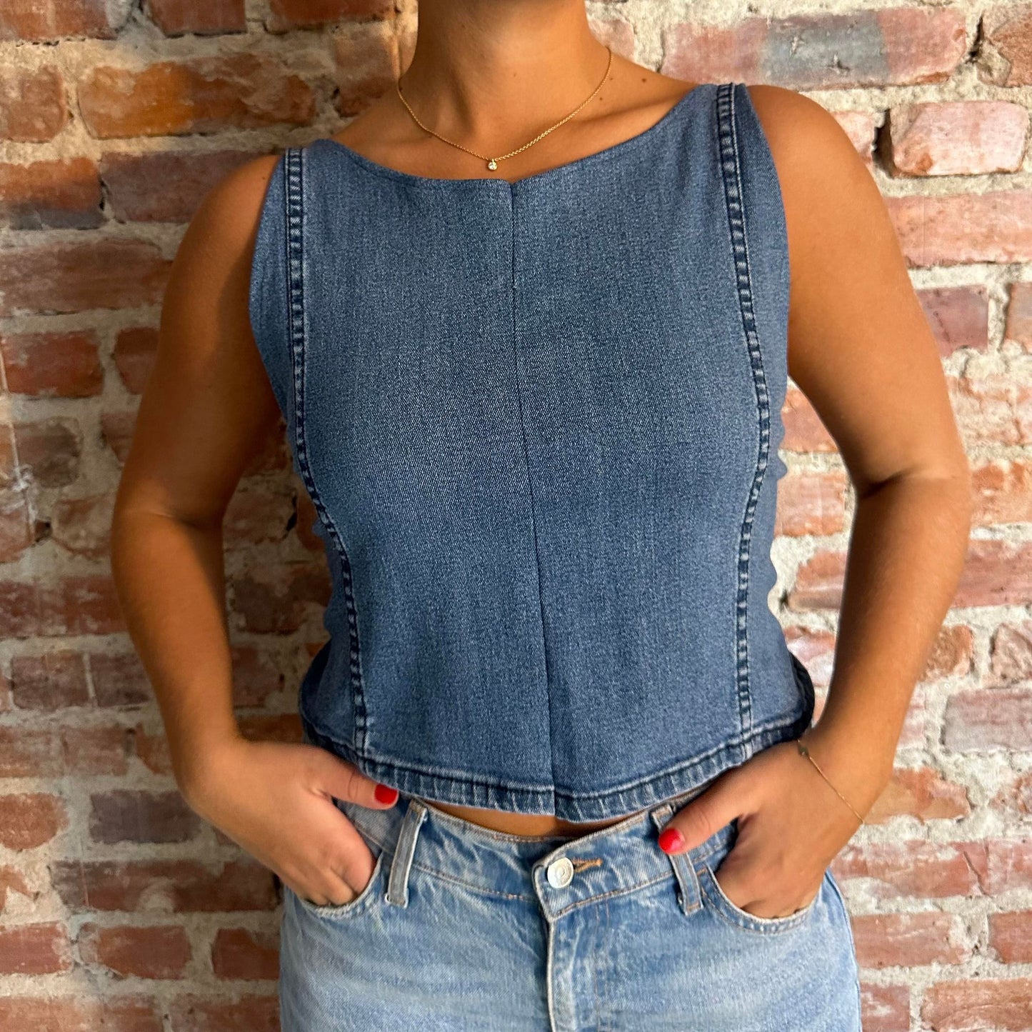 Denim Top