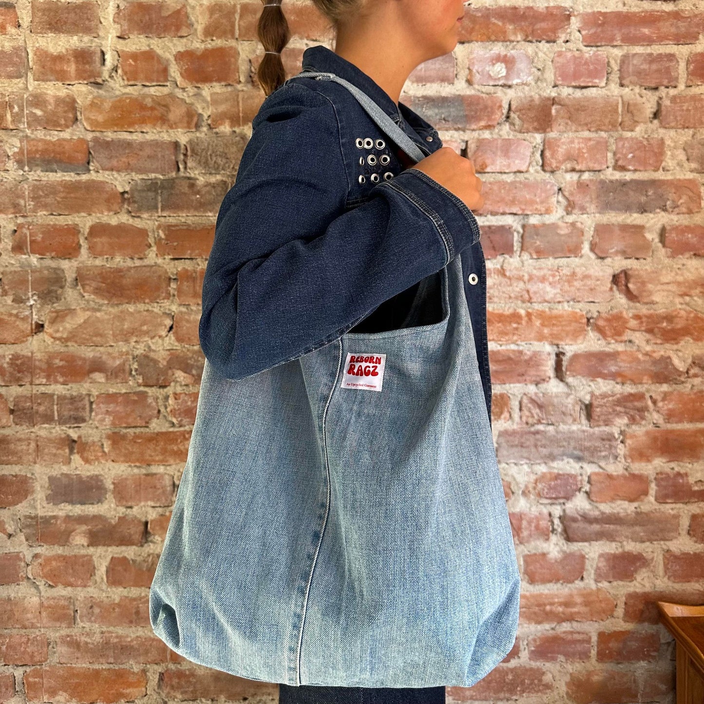 Denim Tote Bag